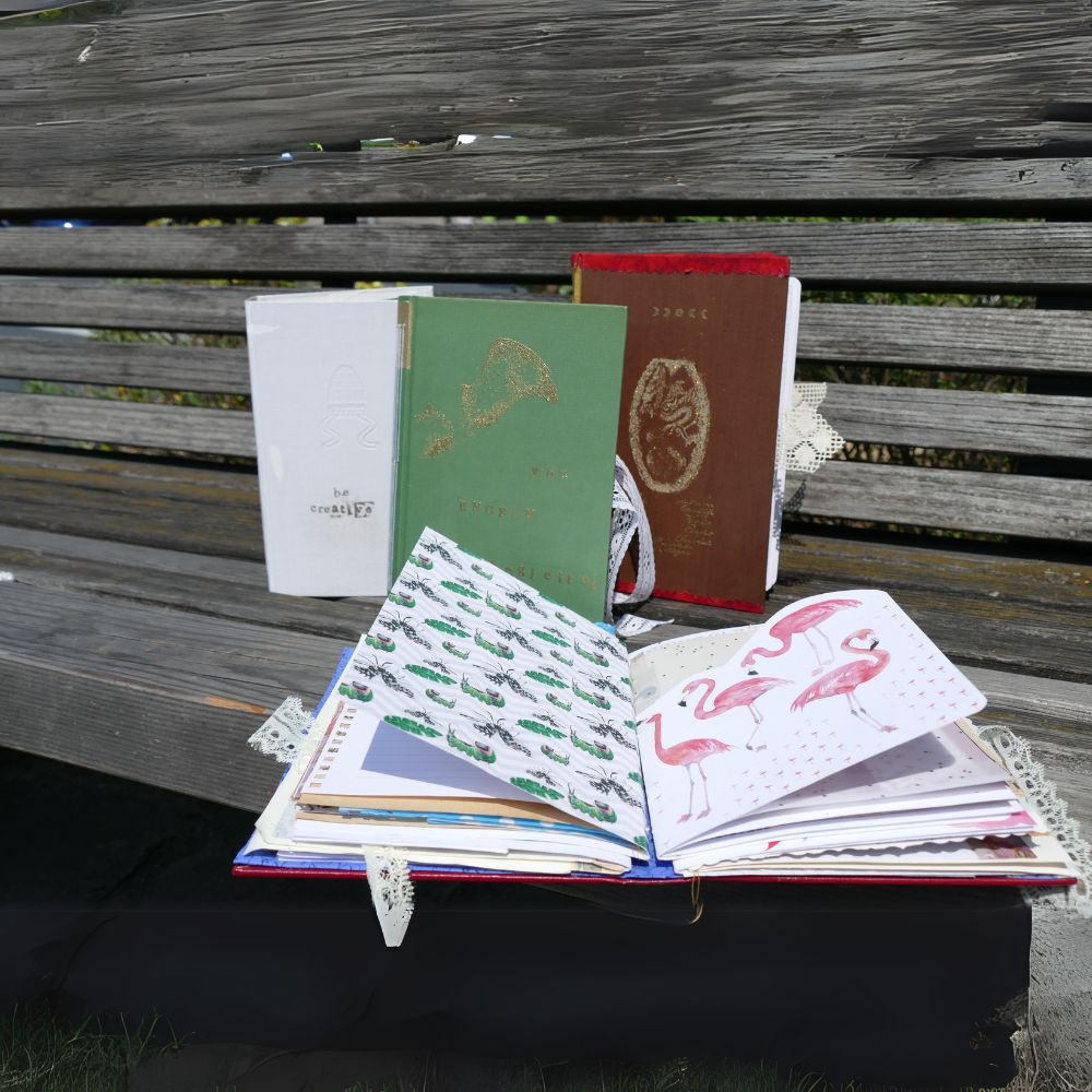 kreatives buchbinden im zeichenkurs